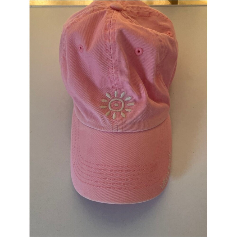 Pink Daisy Embroidered Baseball Cap